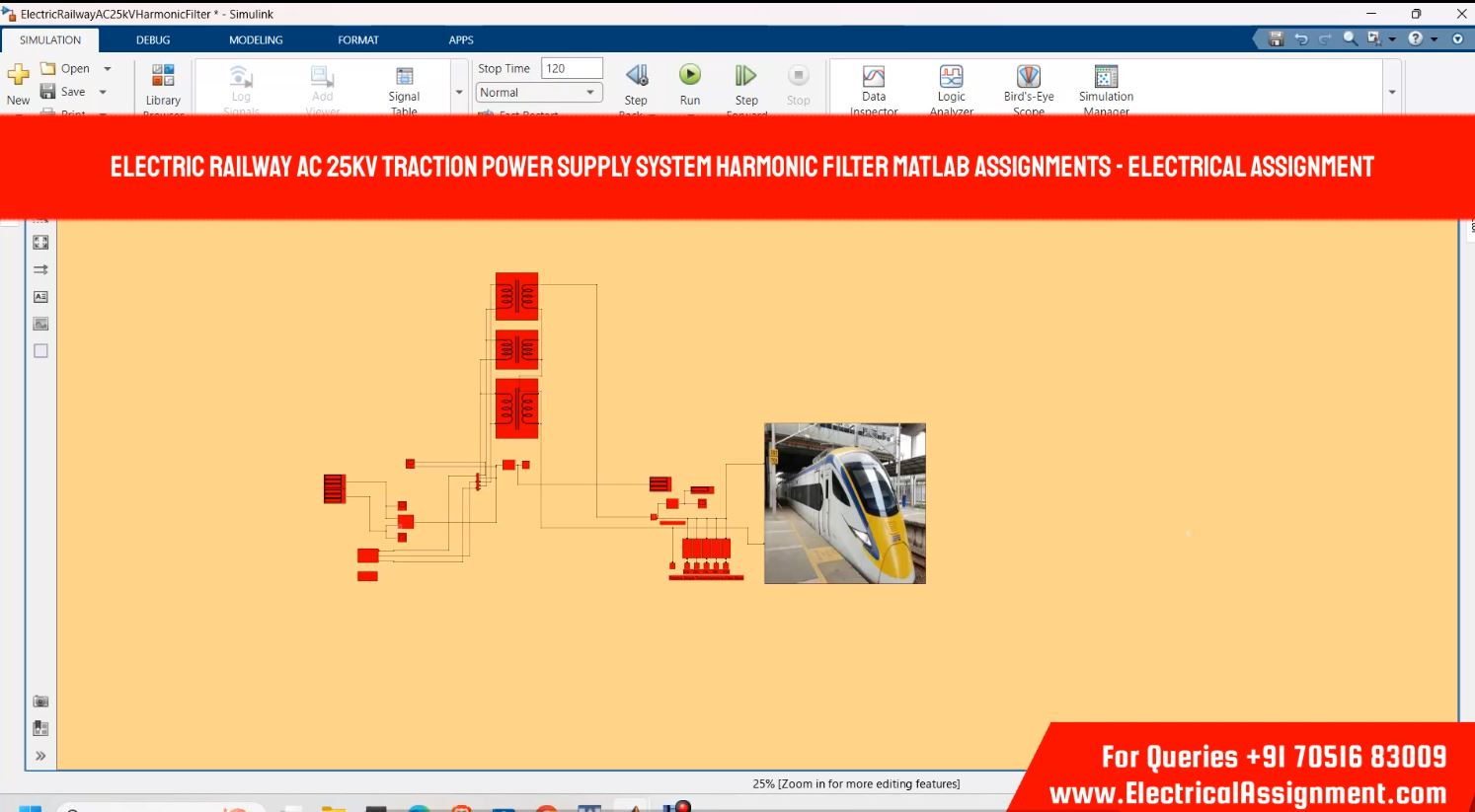 Rail Power Conditioners Two Level Converters and V/V Power Transformer in Railway Traction Systems with STATCOM screenshot 4